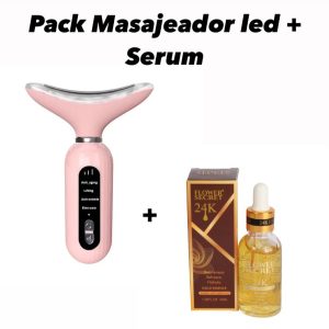Pack masajeador led +serum