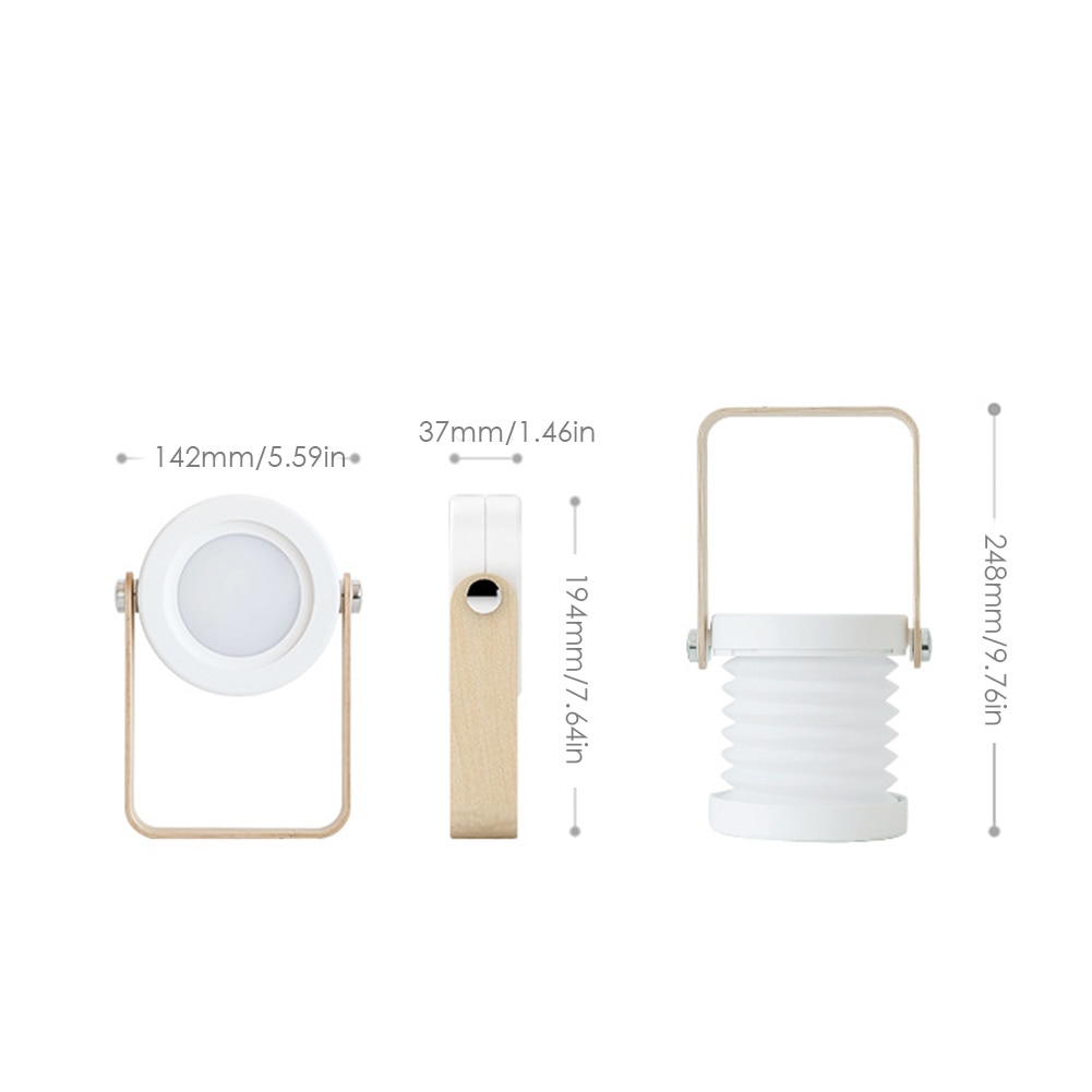 Lámpara Luz Led Plegable Recargable USB - Imagen 7