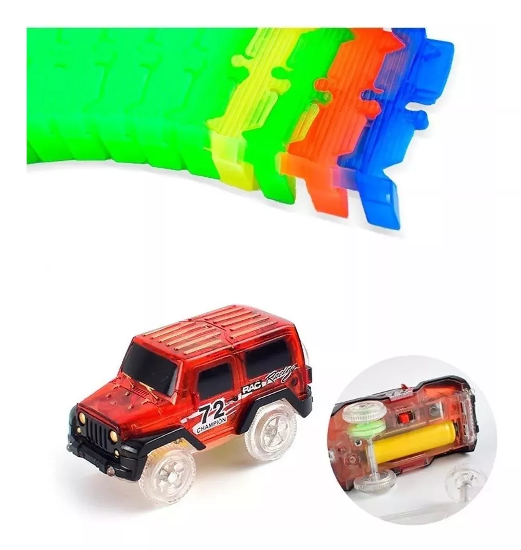 Pista de Auto mágica Luminosa - 147 Piezas - Imagen 3