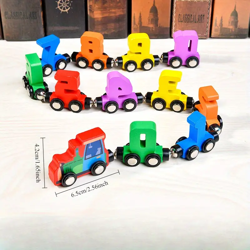 Tren de Madera Magnético infantil - Imagen 2