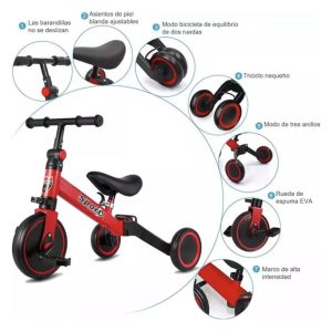 Triciclo correpasillo plegable 3 en 1