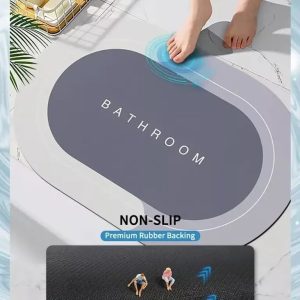 2x1 Alfombra Baño Super Absorbente Redon 💦🔥