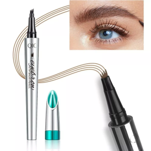 Lápiz liquido de cejas qic de cuatro puntas impermeable