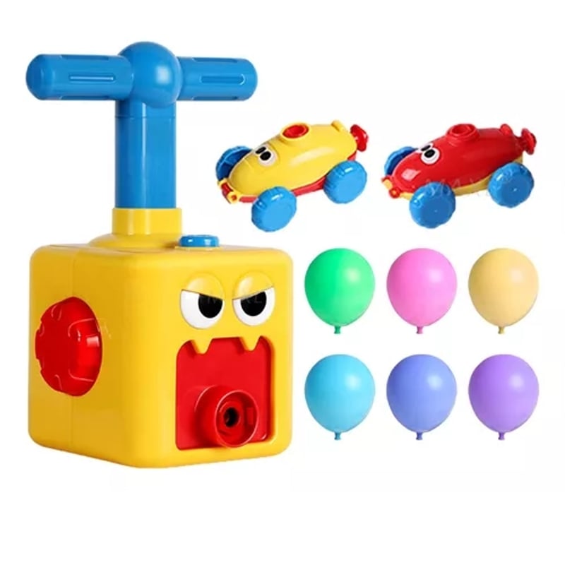 Juguete Bombin Globos Lanza Autos Y Cohetes Para Niños