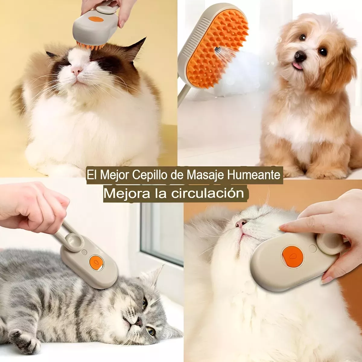 Cepillo a vapor para mascotas - Imagen 4